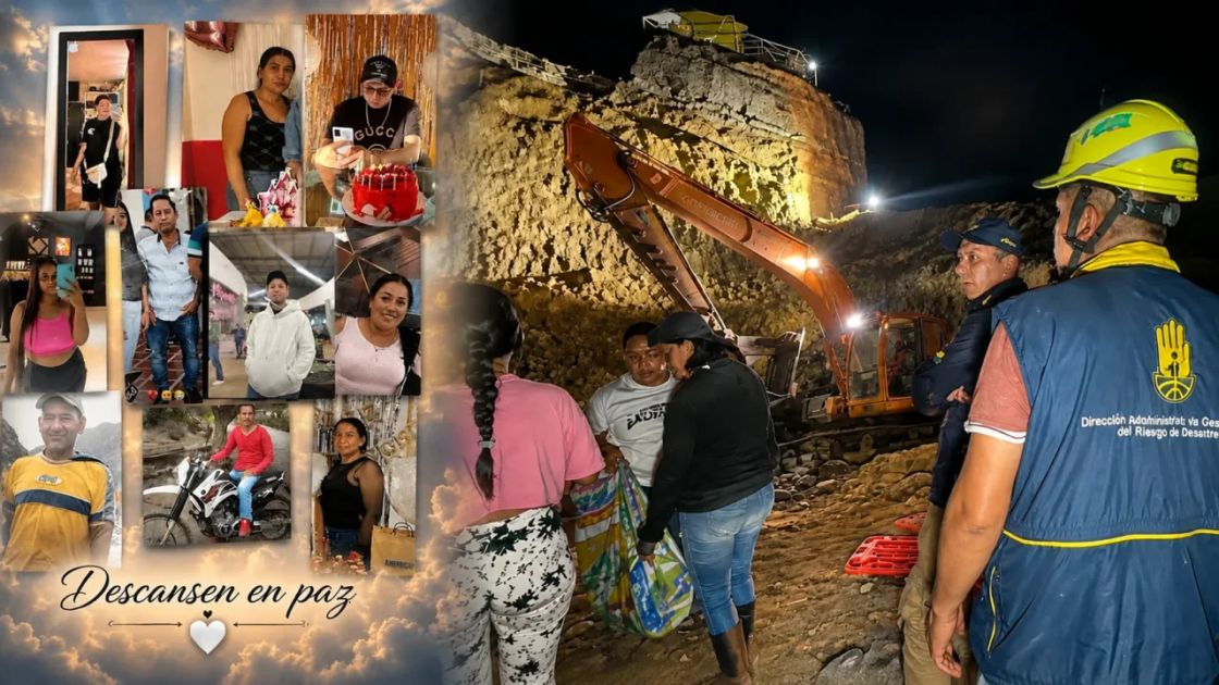Tragedia minera en Nariño: colapso deja 13 muertos y siete heridos