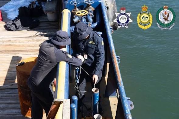 Ecuatoriano y hondureños arrestados en Australia por intento de importación masiva de cocaína