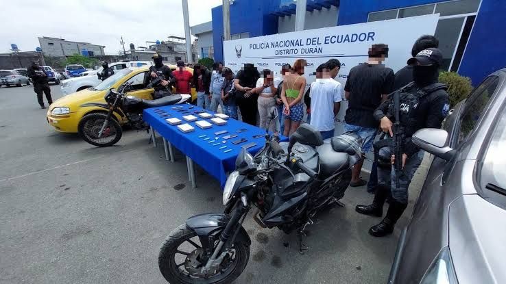 Operación simultánea en Guayaquil y Durán desarticula células de Latin King y Chone Killer