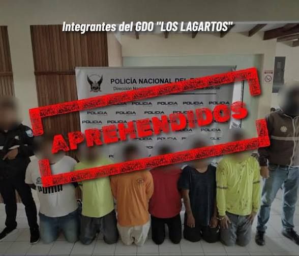 Operativos contra Los Lagartos dejan seis detenidos en Santa Elena y La Libertad