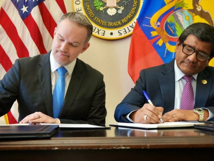 Acuerdo comercial con EE.UU. otorgará arancel cero al 24% de exportaciones no petroleras ecuatorianas