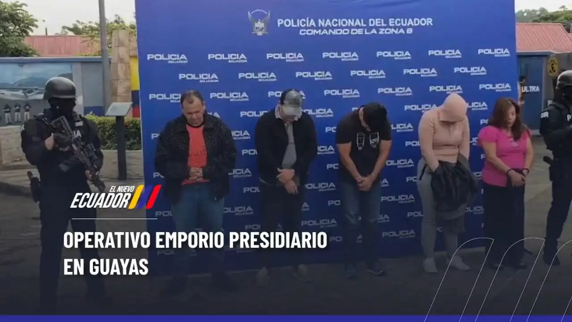 Operativo Emporio Presidiario desmantela red de lavado de USD 1.700 millones vinculada a Los Choneros