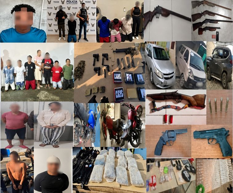 Operativo Apolo 29 desarticula células criminales con más de 40 detenidos en el norte de Quito