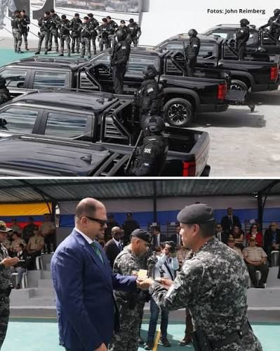 Gobierno refuerza seguridad con convenio y vehículos para el GOE