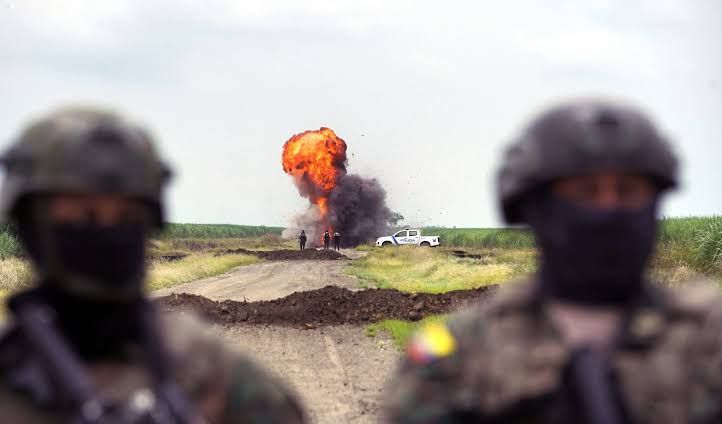 Las Fuerzas Armadas destruyen pista clandestina en El Triunfo para desarticular el narcotráfico