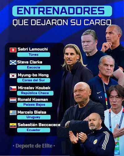 El Mundial 2026 dejó un saldo de 16 entrenadores sin trabajo