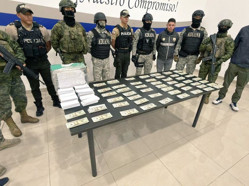 El Ejército desarticula red de billetes falsos en terminal terrestre de Quito tras decomiso de 50 mil dólares