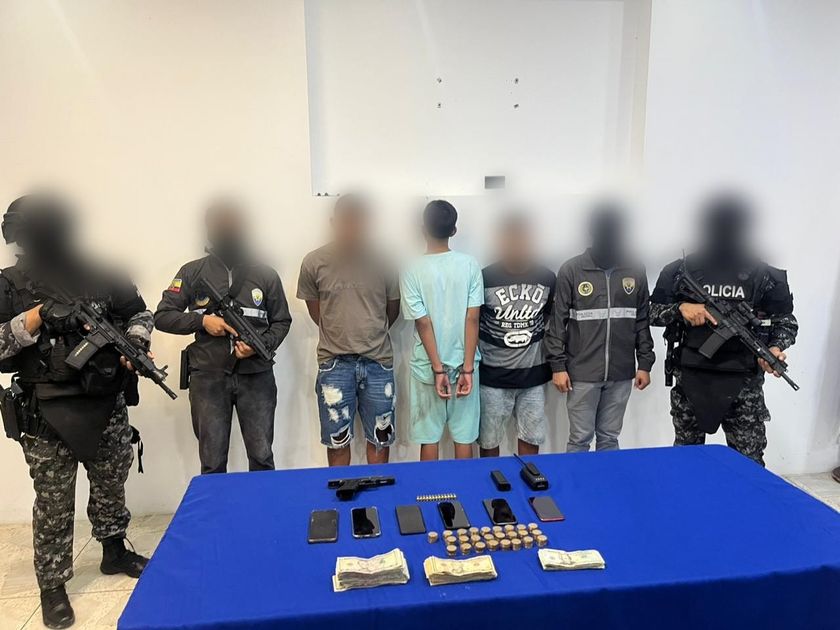 Policía desarticula célula de Sao Box en Machala con incautación de lanzagranadas en operativo Atlas 94