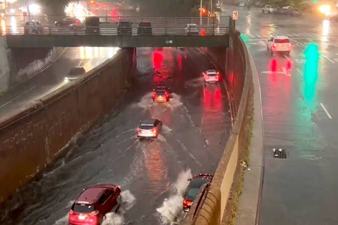 Alerta de inundaciones en Nueva York y Nueva Jersey por lluvias intensas