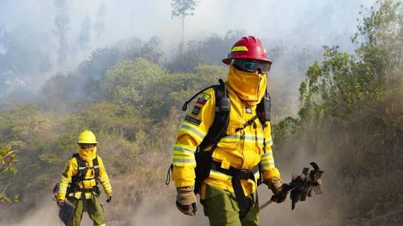 Incendio del Casitagua: Topografía extrema impide control total de las llamas