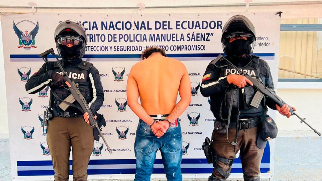 Policía captura al sospechoso de disparar en centro histórico de Quito
