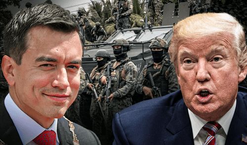 Noboa defiende cooperación militar con EE.UU.: Operaciones conjuntas y control ecuatoriano